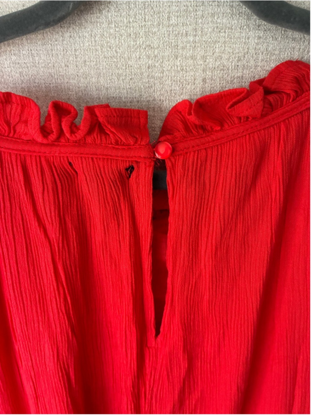 Boohoo Red Sleeveless Mini Dress Size 12 - Picture 5 of 5